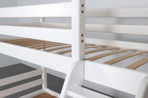 АДЕЛЬ Кровать двухъярусная с наклонной лестницей (белый) в Нижнем Тагиле - nizhniy-tagil.mebel-74.com | фото