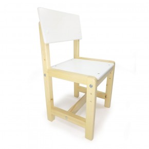 Детский растущий комплект стол и стул  Я САМ "Лофт" (Белый, Сосна) в Нижнем Тагиле - nizhniy-tagil.mebel-74.com | фото