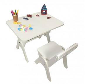 Детский растущий стол-парта и стул Я САМ "Умка" (Белый) в Нижнем Тагиле - nizhniy-tagil.mebel-74.com | фото