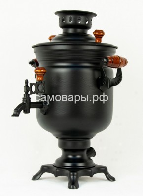 Электрический самовар "Черный Русский" матовая банка на 3 литра (Ограниченная серия) в Нижнем Тагиле - nizhniy-tagil.mebel-74.com | фото