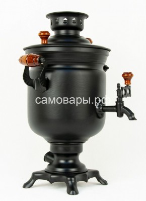 Электрический самовар "Черный Русский" матовая банка на 3 литра (Ограниченная серия) в Нижнем Тагиле - nizhniy-tagil.mebel-74.com | фото