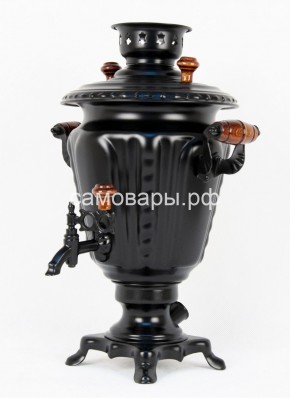 Электрический самовар "Черный Русский" матовая рюмка на 3 литра (Ограниченная серия) в Нижнем Тагиле - nizhniy-tagil.mebel-74.com | фото