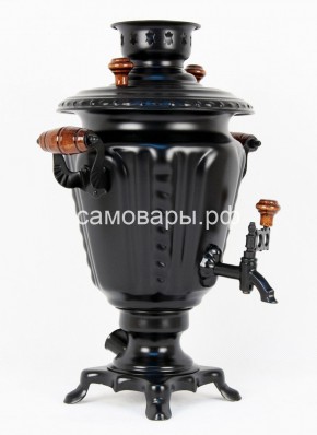 Электрический самовар "Черный Русский" матовая рюмка в наборе на 3 литра (Ограниченная серия) в Нижнем Тагиле - nizhniy-tagil.mebel-74.com | фото