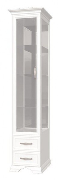 ГРАЦИЯ Шкаф с витриной 1 дв. 3 стекла в Нижнем Тагиле - nizhniy-tagil.mebel-74.com | фото