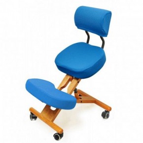 Коленный стул со спинкой Smartstool KW02В + Чехлы в Нижнем Тагиле - nizhniy-tagil.mebel-74.com | фото