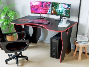 Компьютерный стол КЛ №9.0 (Черный/Красный) в Нижнем Тагиле - nizhniy-tagil.mebel-74.com | фото