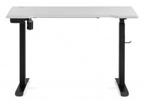Компьютерный стол Маркос с механизмом подъема 120х75х75 белая шагрень / черный в Нижнем Тагиле - nizhniy-tagil.mebel-74.com | фото