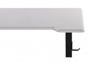 Компьютерный стол Маркос с механизмом подъема 120х75х75 белая шагрень / черный в Нижнем Тагиле - nizhniy-tagil.mebel-74.com | фото