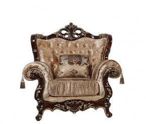 Комплект мягкой мебели Эсмеральда (Орех) без механиза раскладки (3+1+1) в Нижнем Тагиле - nizhniy-tagil.mebel-74.com | фото