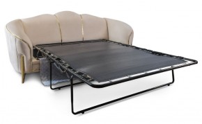 Комплект мягкой мебели Lara 3-1-1 с раскладным механизмом (бежевый/золото) в Нижнем Тагиле - nizhniy-tagil.mebel-74.com | фото