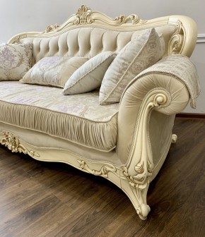 Комплект мягкой мебели Мона Лиза (крем) с раскладным механизмом в Нижнем Тагиле - nizhniy-tagil.mebel-74.com | фото