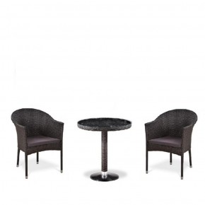 Комплект плетеной мебели T601/Y350A-W53 Brown (2+1) в Нижнем Тагиле - nizhniy-tagil.mebel-74.com | фото