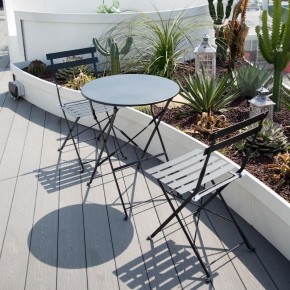 Комплект садовой мебели OTS-001R (стол + 2 стула) металл в Нижнем Тагиле - nizhniy-tagil.mebel-74.com | фото