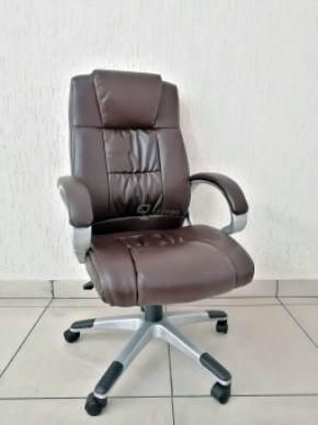Кресло Barneo K-6 для руководителя (коричневая экокожа) в Нижнем Тагиле - nizhniy-tagil.mebel-74.com | фото