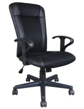 Кресло BRABIX "Optima MG-370" (экокожа/ткань, черное) 531580 в Нижнем Тагиле - nizhniy-tagil.mebel-74.com | фото