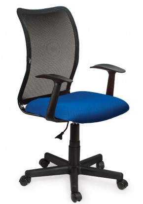 Кресло BRABIX "Spring MG-307", с подлокотниками, комбинированное синее/черное TW, 531404 в Нижнем Тагиле - nizhniy-tagil.mebel-74.com | фото