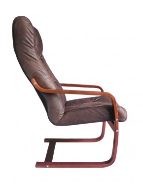 Кресло для отдыха (пружинка) Магнат 102-З-Ш замша ШОКОЛАД в Нижнем Тагиле - nizhniy-tagil.mebel-74.com | фото