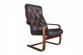 Кресло для отдыха (пружинка) Магнат 102-З-Ш замша ШОКОЛАД в Нижнем Тагиле - nizhniy-tagil.mebel-74.com | фото