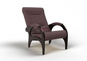 Кресло для отдыха Римини 19-Т-КМ (ткань/венге) КОФЕ С МОЛОКОМ в Нижнем Тагиле - nizhniy-tagil.mebel-74.com | фото