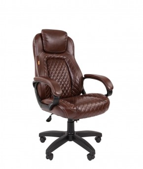 Кресло для руководителя  CHAIRMAN 432 (Экокожа коричневая) в Нижнем Тагиле - nizhniy-tagil.mebel-74.com | фото