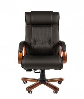 Кресло для руководителя CHAIRMAN  653 (Кожа) Черное в Нижнем Тагиле - nizhniy-tagil.mebel-74.com | фото