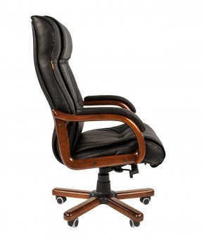 Кресло для руководителя CHAIRMAN  653 (Кожа) Черное в Нижнем Тагиле - nizhniy-tagil.mebel-74.com | фото