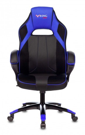 Кресло игровое Бюрократ VIKING 2 AERO BLUE черный/синий в Нижнем Тагиле - nizhniy-tagil.mebel-74.com | фото