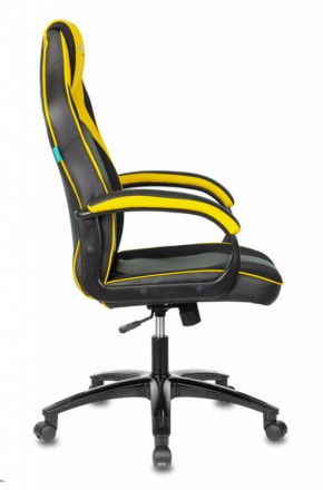 Кресло игровое Бюрократ VIKING 2 AERO YELLOW черный/желтый в Нижнем Тагиле - nizhniy-tagil.mebel-74.com | фото