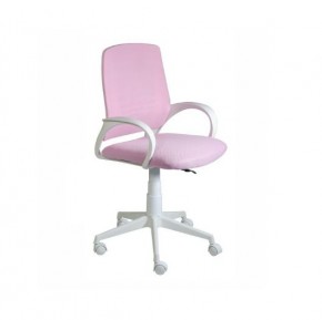 Кресло Ирис White сетка/ткань розовая в Нижнем Тагиле - nizhniy-tagil.mebel-74.com | фото