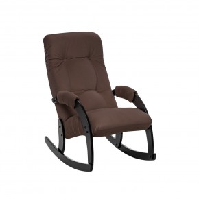 Кресло-качалка Модель 67 Венге, ткань V 26 в Нижнем Тагиле - nizhniy-tagil.mebel-74.com | фото
