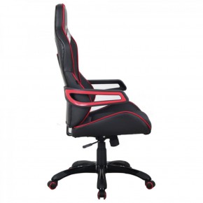 Кресло компьютерное BRABIX Nitro GM-001 (ткань/экокожа) черное, вставки красные (531816) в Нижнем Тагиле - nizhniy-tagil.mebel-74.com | фото
