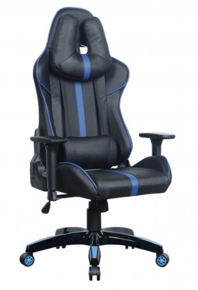 Кресло компьютерное BRABIX "GT Carbon GM-120" (черное/синее) 531930 в Нижнем Тагиле - nizhniy-tagil.mebel-74.com | фото