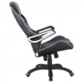 Кресло компьютерное BRABIX Techno Pro GM-003 (экокожа черное/серое, вставки серые) 531814 в Нижнем Тагиле - nizhniy-tagil.mebel-74.com | фото