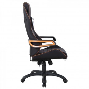 Кресло компьютерное BRABIX Techno Pro GM-003 (ткань черное/серое, вставки оранжевые) 531813 в Нижнем Тагиле - nizhniy-tagil.mebel-74.com | фото