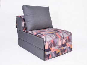 Кресло-кровать бескаркасное Харви (серый-сноу манго) в Нижнем Тагиле - nizhniy-tagil.mebel-74.com | фото