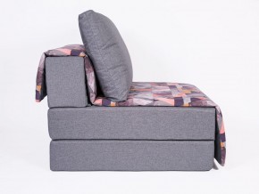 Кресло-кровать бескаркасное Харви (серый-сноу манго) в Нижнем Тагиле - nizhniy-tagil.mebel-74.com | фото