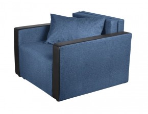 Кресло-кровать Милена с подлокотниками (синий) Велюр в Нижнем Тагиле - nizhniy-tagil.mebel-74.com | фото