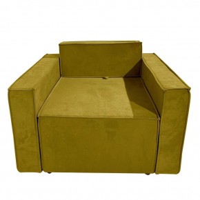 Кресло-кровать Принц КК1-ВГ (велюр горчичный) в Нижнем Тагиле - nizhniy-tagil.mebel-74.com | фото
