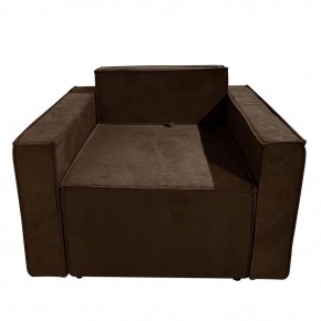 Кресло-кровать Принц КК1-ВК (велюр коричневый) в Нижнем Тагиле - nizhniy-tagil.mebel-74.com | фото
