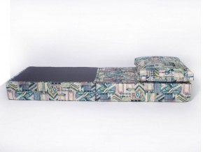 Кресло-кровать-пуф бескаркасное Окта (Велюр принт 2) в Нижнем Тагиле - nizhniy-tagil.mebel-74.com | фото