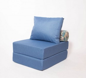 Кресло-кровать-пуф бескаркасное Прайм (Деним) в Нижнем Тагиле - nizhniy-tagil.mebel-74.com | фото