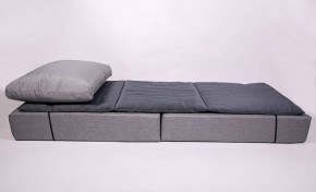 Кресло-кровать-пуф бескаркасное Прайм (мехико серый-графит) в Нижнем Тагиле - nizhniy-tagil.mebel-74.com | фото