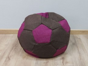 Кресло-мешок Мяч S (Savana Chocolate-Savana Berry) в Нижнем Тагиле - nizhniy-tagil.mebel-74.com | фото