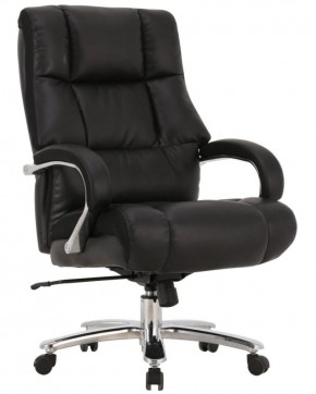 Кресло офисное BRABIX PREMIUM "Bomer HD-007" (рециклированная кожа, хром, черное) 531939 в Нижнем Тагиле - nizhniy-tagil.mebel-74.com | фото