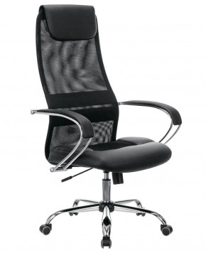 Кресло офисное BRABIX PREMIUM "Stalker EX-608 CH" (хром, ткань-сетка/кожзам, черное) 532091 в Нижнем Тагиле - nizhniy-tagil.mebel-74.com | фото