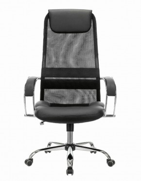 Кресло офисное BRABIX PREMIUM "Stalker EX-608 CH" (хром, ткань-сетка/кожзам, черное) 532091 в Нижнем Тагиле - nizhniy-tagil.mebel-74.com | фото