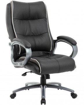 Кресло офисное BRABIX PREMIUM "Strong HD-009" (экокожа черная, ткань серая) 531945 в Нижнем Тагиле - nizhniy-tagil.mebel-74.com | фото