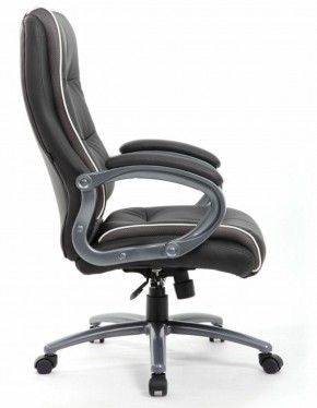 Кресло офисное BRABIX PREMIUM "Strong HD-009" (экокожа черная, ткань серая) 531945 в Нижнем Тагиле - nizhniy-tagil.mebel-74.com | фото