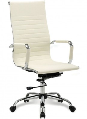 Кресло офисное BRABIX "Energy EX-509" (экокожа, хром, бежевое) 531166 в Нижнем Тагиле - nizhniy-tagil.mebel-74.com | фото