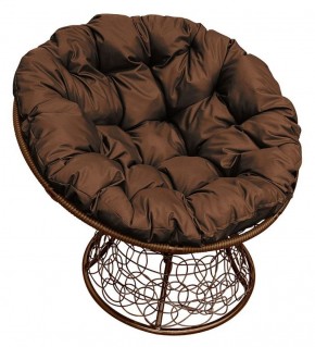 Кресло "ПАПАСАН" ротанг (каркас коричневый) в Нижнем Тагиле - nizhniy-tagil.mebel-74.com | фото